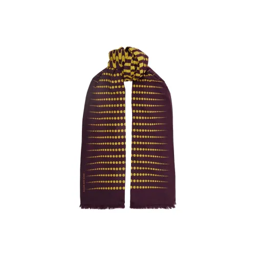 DRIES VAN NOTEN Вязаные шарфы Женские Коричневый