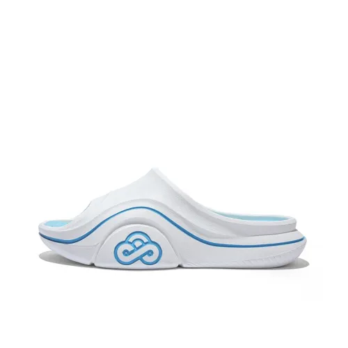 Прохладный Bucket Cloud Series EVA Тихий Устойчивый к истиранию Слипоны Унисекс Облачный Белый Синий