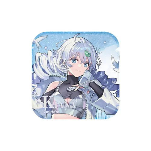 MIHOYO Guns Girl Z 10 Год Promise Коллекция Квадрат Жестяные Значки