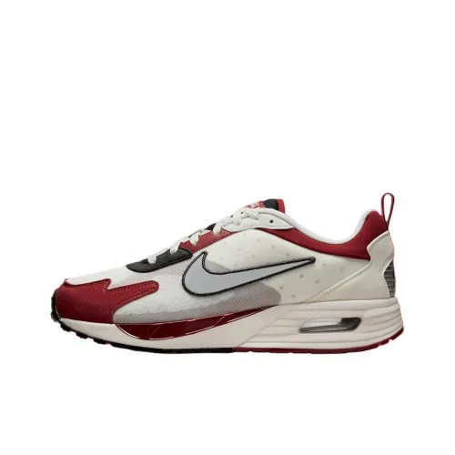 NCAA x Nike Air Max Solo Low Топ Повседневная обувь Мужская Белый Серый Красный