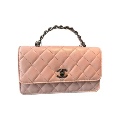 CHANEL Яркий цвет складки телячья кожа аккордеонная сумка ручная сумка сумка через плечо обычный женский розовый