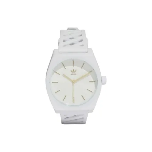 Adidas Кварцевые часы силиконовый ремешок 38 мм белый циферблат унисекс модель Z253339 00