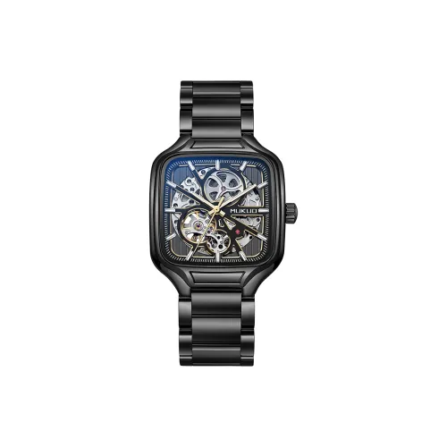 MUKUO Автоматический механический механизм Мужские часы 38mm*38mm*18mm Черный