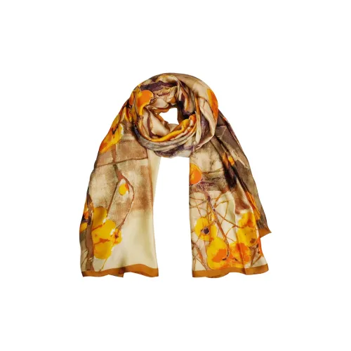Eucalyptus Ornamentation Шарфы из искусственного шелка Женские