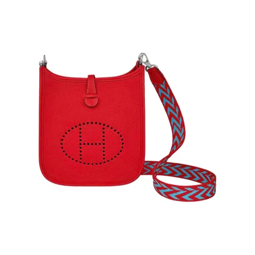 HERMES Сумка через плечо из коровьей кожи сумка на плечо 16 женская красная