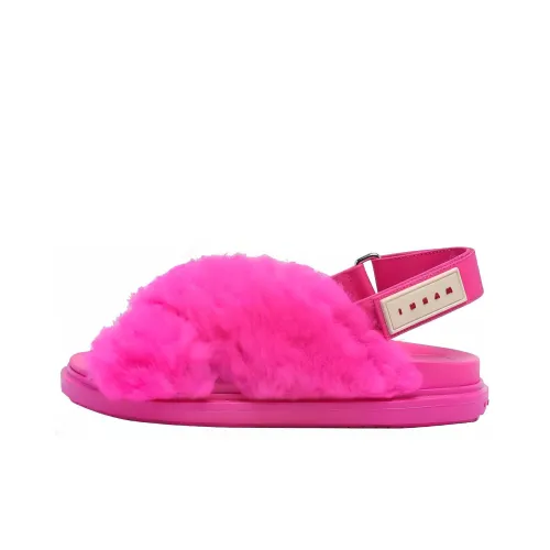 Marni One Ремень Сандалии Женские Фуксия