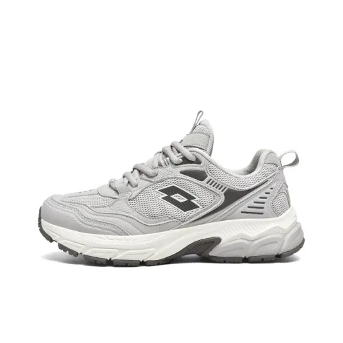 LOTTO Shock Absorbers Slip-Resistant Abrasion-Resistant Low-Top Беговые кроссовки Мужские Серые