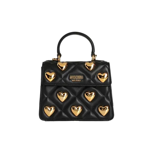 MOSCHINO Кожа Одно Плечо Сумка Маленькая Женская Черная