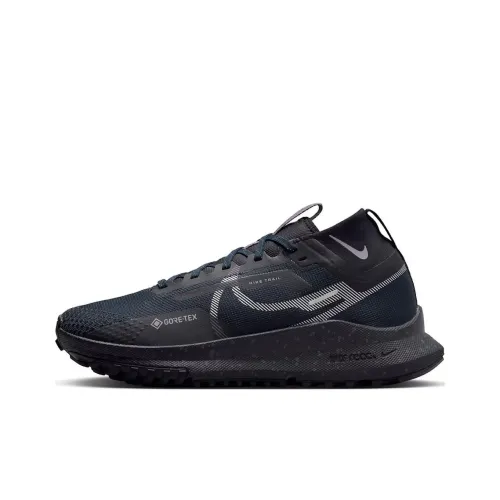 Nike Pegasus Trail 4 Slip-Resistant Low Top Беговые кроссовки Женские Черные