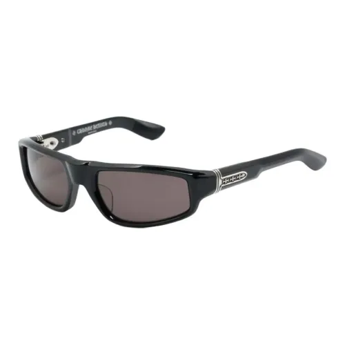 Chrome Hearts Нерегулярная форма Солнцезащитные очки Мужской Черный