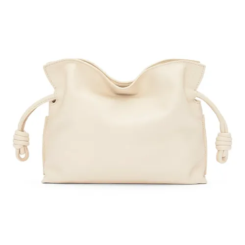 LOEWE Сумка через плечо из коровьей кожи клатч мини женский цвет экрю