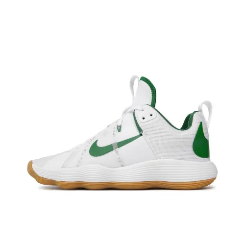 Nike React HyperSet Амортизация Износостойкие Низкие Кроссовки для тренировок Мужские Белые Зеленые