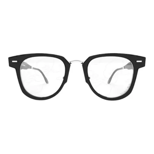 A BATHING APE Овал Оправы для очков Мужской Черный