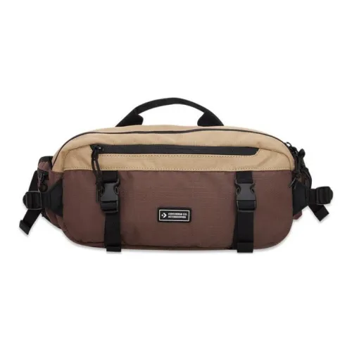 Конверс Полиэстер Сумка через плечо Бананка Обычный Унисекс Коричневый