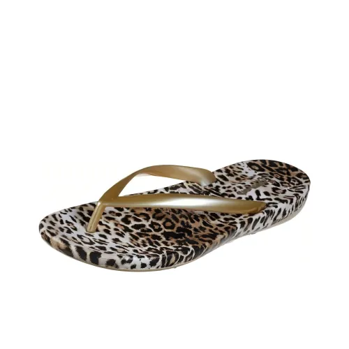 Skechers Быстросохнущие Шлепанцы Женские с Леопардовым Принтом