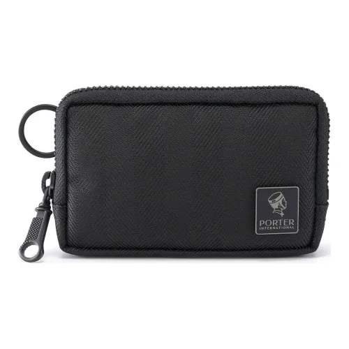 PORTER Нейлон Монетница Унисекс Черный