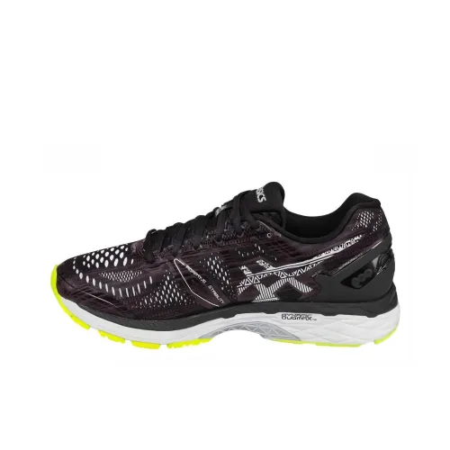 ASICS Гель Kayano 23 Low Топ Беговые кроссовки Мужской Черный