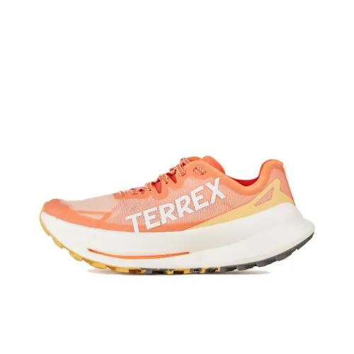 Adidas Originals TERREX AGRAVIC SPEED ULTRA Беговые кроссовки Низкий верх Оранжевый Белый Женские