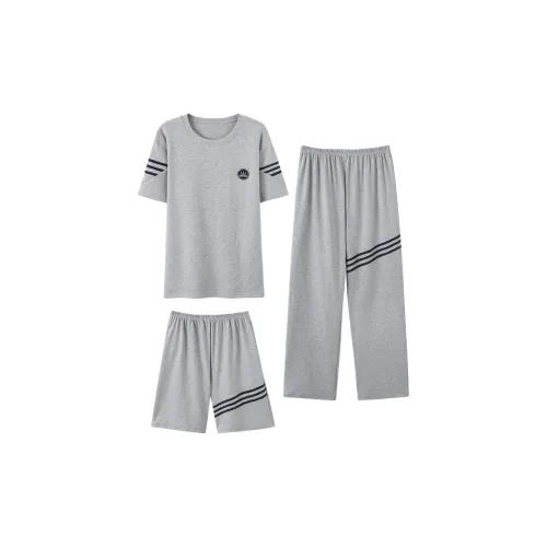 The Story Of The Flower Season Пижамный комплект Мужской Серый