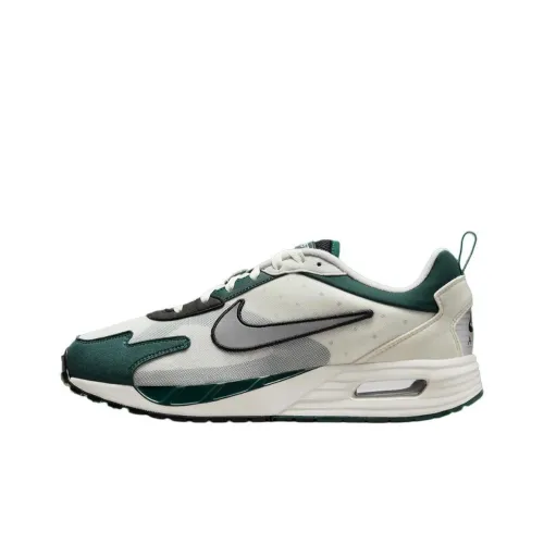 NCAA x Nike Air Max Solo Abrasion Resistant Дышащий Низкий Топ Повседневная Обувь Мужская Белый Зеленый