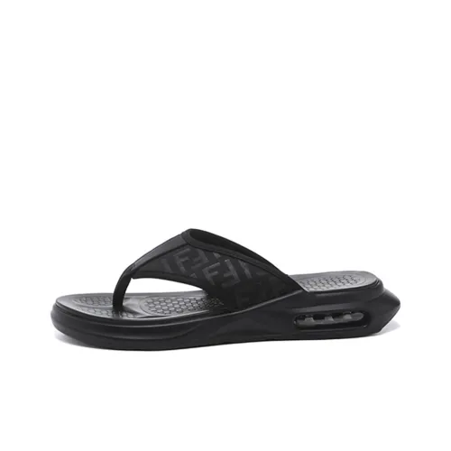 GZZ Противоскользящие устойчивые к запахам шлепанцы мужские черные