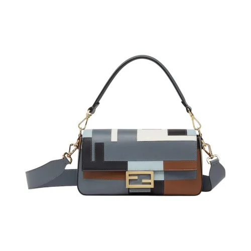 FENDI Baguette Телячья кожа Через плечо Одно плечо Сумка Средний Женские Многоцветный