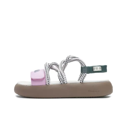 FILA Churro Пляжные сандалии Лаванда Розовый/зеленый Headed Утка Женские