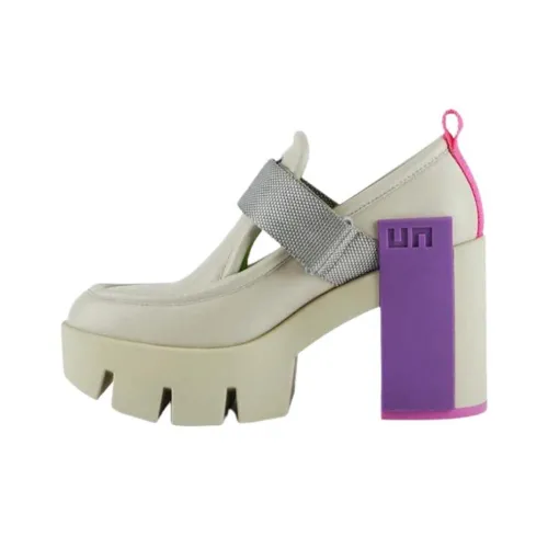 UNITED NUDE Лоферы 10 см Женские Хаки