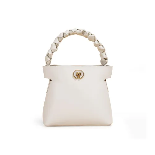 TOMATO POTATO Корова Кожа Одно Плечо Ручная Сумка Сумка через плечо Стандартная Женская Экрю Черный Хаки