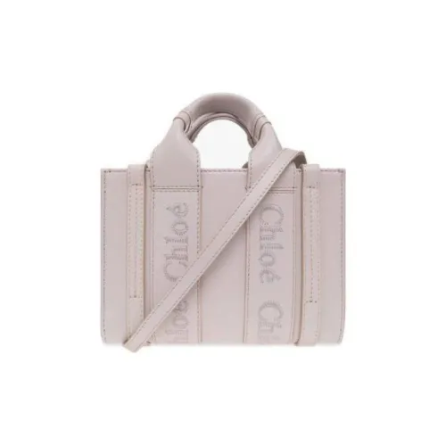 Chloe Древесная Телячья Кожа Тоут Сумка Сумка для покупок Сумка через плечо Сумка мини Женская Розовая