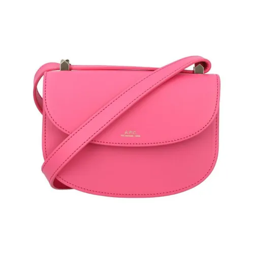 A.P.C Коровья кожа Сумка на плечо Женская Розовая