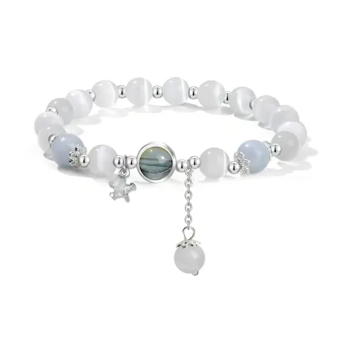 MY Кошачий глаз Нефритовые браслеты Унисекс