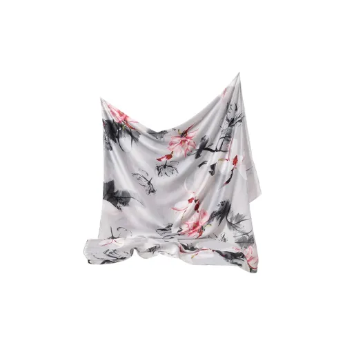 Eucalyptus Ornamentation Шарфы из искусственного шелка Женские