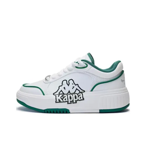 Кроссовки для скейтбординга KAPPA Low Top Белый/Зеленый Женские