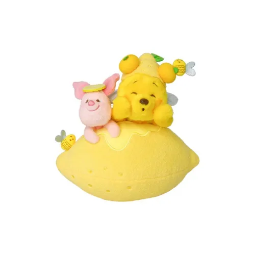 Disney Winnie Свинка Пух и Поросенок Лимонный леденец Коллекция Куклы Плюшевая кукла 25 см высокая