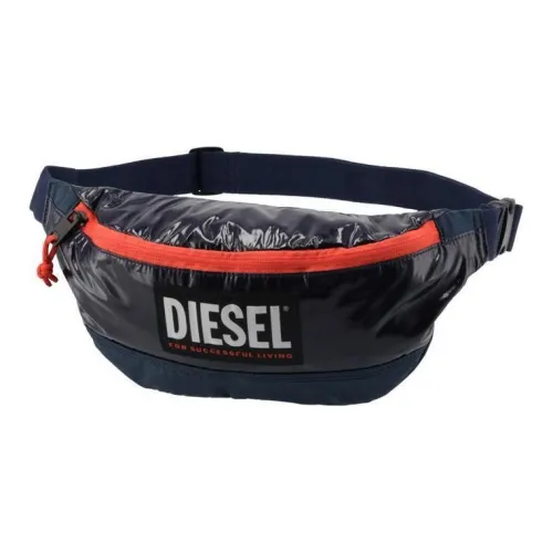 DIESEL Полиуретан Одно плечо Через плечо Бананка Мужской Синий