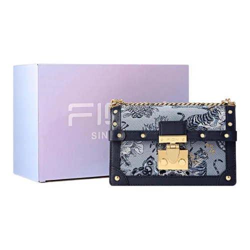 FION Designer Collaboration Коровья кожа Маленькая квадратная сумка Сумка на плечо Маленькая Женская