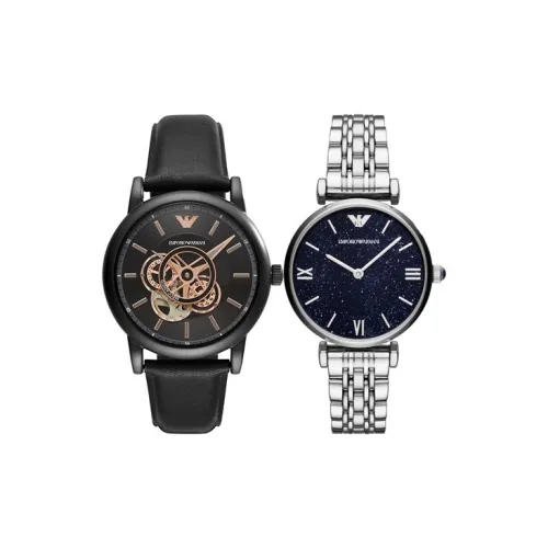EMPORIO ARMANI Механические часы Movement унисекс, 43 мм, черный