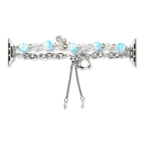 IBOANN Ремень Apple Совместимость Стеклянные бусины Выдвижной Цепочка Материал