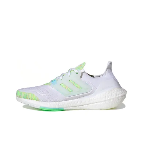 Adidas ULT Slip-resistant Abrasion-resistant Low Top Casual Running Shoes Men's White Green Adidas ULT Противоскользящий Устойчивый к истиранию Низкий Топ Повседневные Беговые Кроссовки Мужские Белый Зеленый