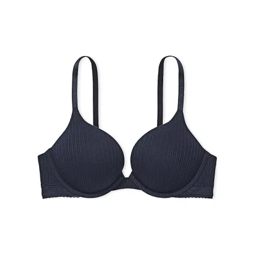 Victoria's Secret Розовый The T Рубашка Bombshell PUSH Up Бюстгальтер Пралине Бюстгальтер Женские Морской синий