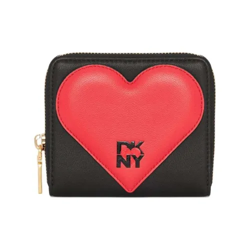 DKNY Кожа Клатч Кошелек Женские Черный