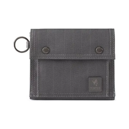 PORTER Нейлон Монетница Унисекс Спокойный Серый