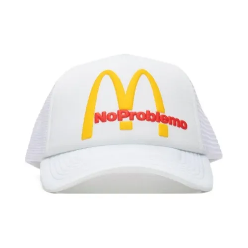 Aries Хлопковые кепки унисекс белые