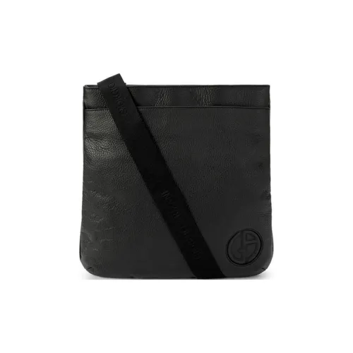 AMANI Сумка через плечо из кожи мужская черная