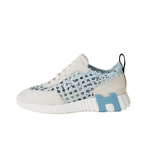 HERMES Bouncing Low Топ Повседневная обувь Женские Claire Синий