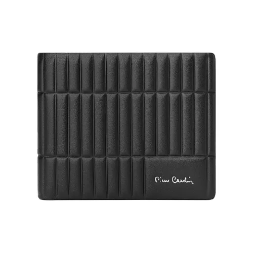 PIERRE CARDIN Бизнес Минималистский стиль Юность Кошелек Очень тонкий Повседневный Кошелек с зажимом для чеков Модный Мужской Черный