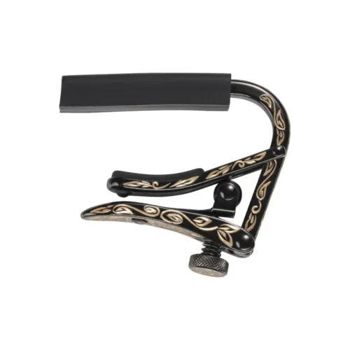 SHUBB Лето Uncle EC1K 40-летие Ретро Edition Life Flower Золотой Forest Carving Collection Каподастры для гитары