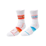 2 пачки - GAME Баскетбольные носки (Белый Розовый + Белый Оранжевый)