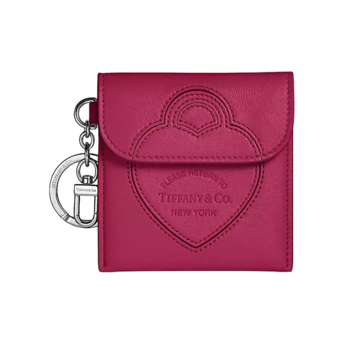 TIFFANY CO. Return To Tiffany Collection Кожа Наппа Подвеска Сумка Мерчандайз Женская Фуксия